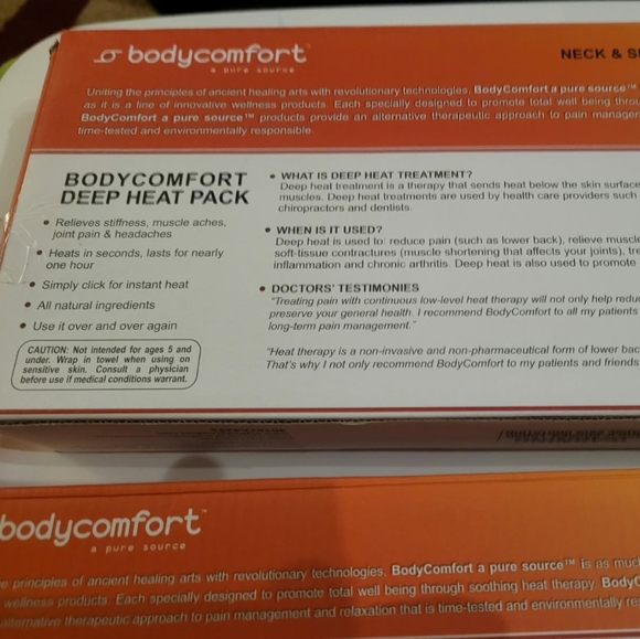 Body comfort click activated instant Heat Pack Extra wide Back Pack reus… - Picture 3 of 7